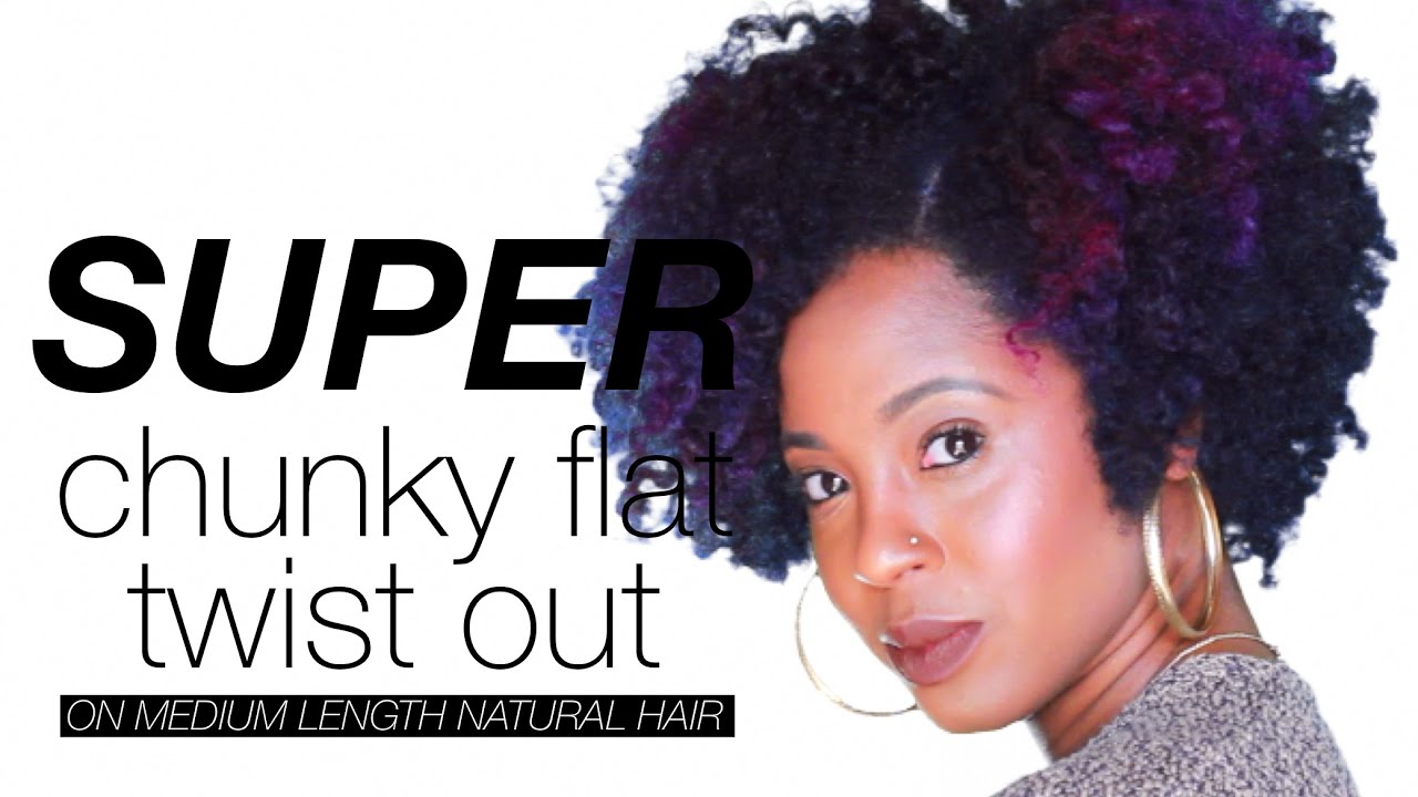 SUPER Chunky Flat Twist Out | Natural Hair | askpRoy
