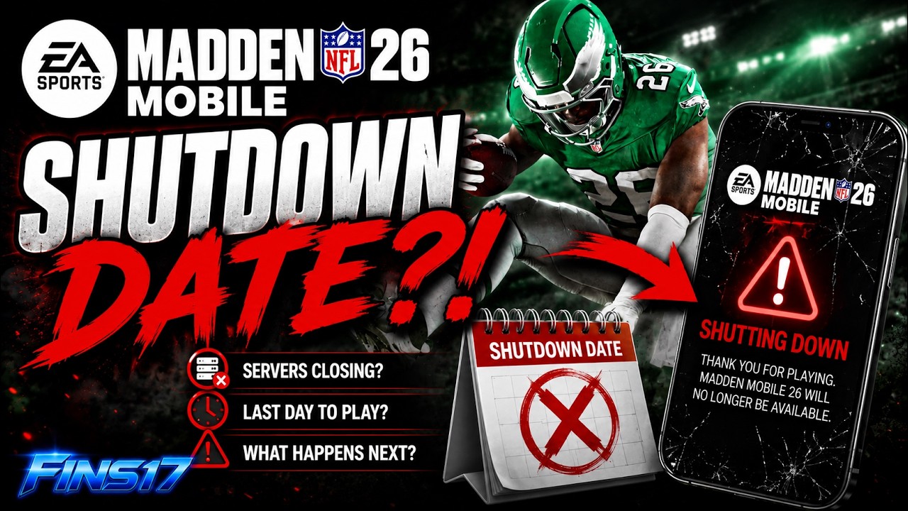 ДАТА ЗАКРЫТИЯ MADDEN MOBILE 26?! Madden Mobile 26