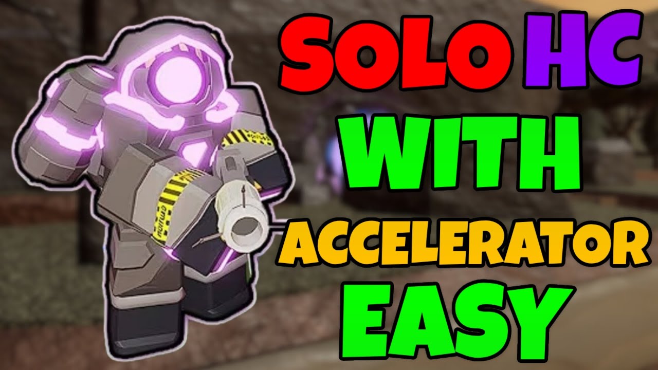 SOLO HARDCORE WİTH ACCELERATOR + EASY GUIDE | TDS Tower Defense Simulator