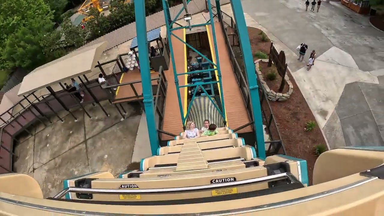Reaction POV of Pharoah's Fury At Wild Adventures Theme Park