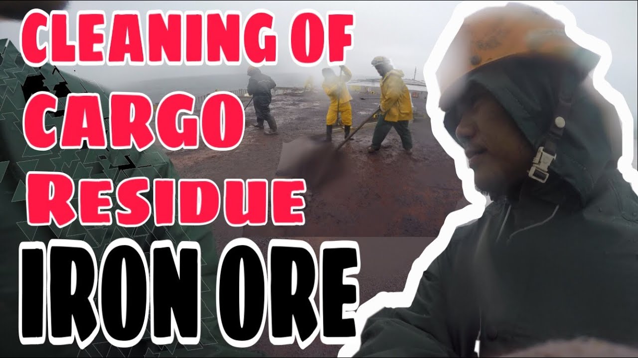 CLEANING OF CARGO RESIDUE AFTER DISCHARGING OF IRON ORE II GO PRO HERO 4 II ChristNet TubeChannel