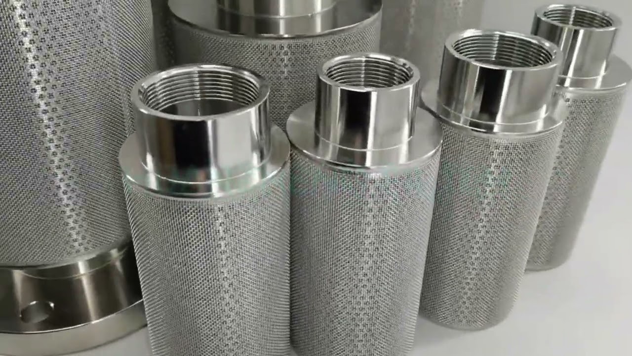 perforated cartride filter, porous filter elements with custom