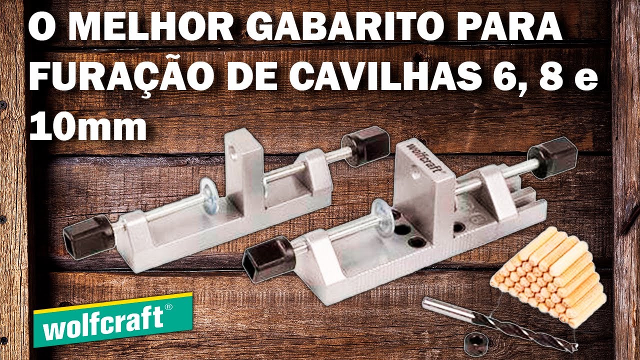 GABARITO FIXADOR UNIVERSAL DE CAVILHAS - WOLFCRAFT