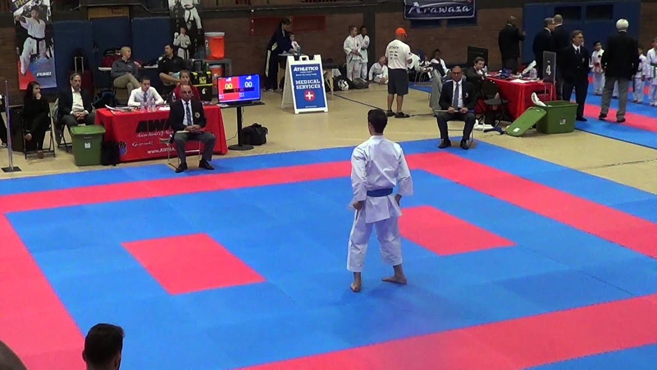 2015 FONSECA CUP Elite Male Kata FINALS Andrew Watson VS Avery Morell