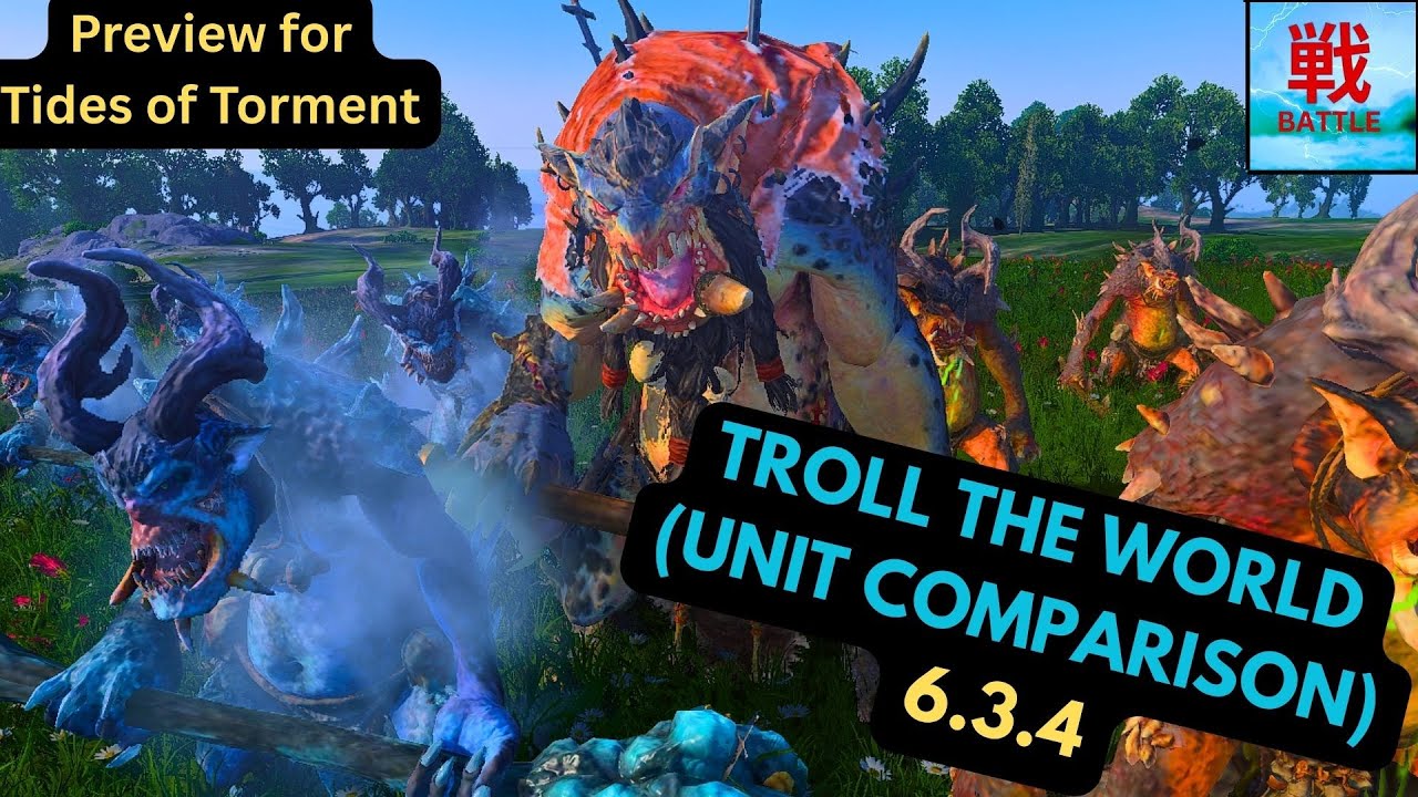 How Do Trolls COMPARE WITH EACH OTHER going into Tides of Torment? -Throgg Unit Focus