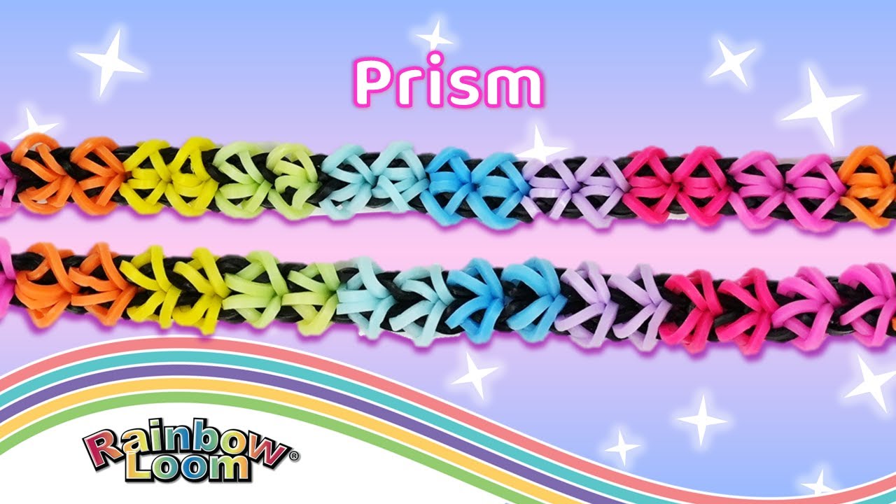 Мастер-класс по плетению браслета Prism Rainbow Loom от Мишель | Использование набора FAB & FUN |...