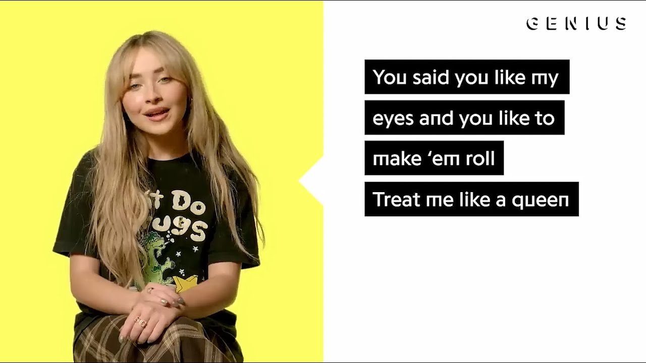 Nonsense by Sabrina Carpenter - acapella from Genius