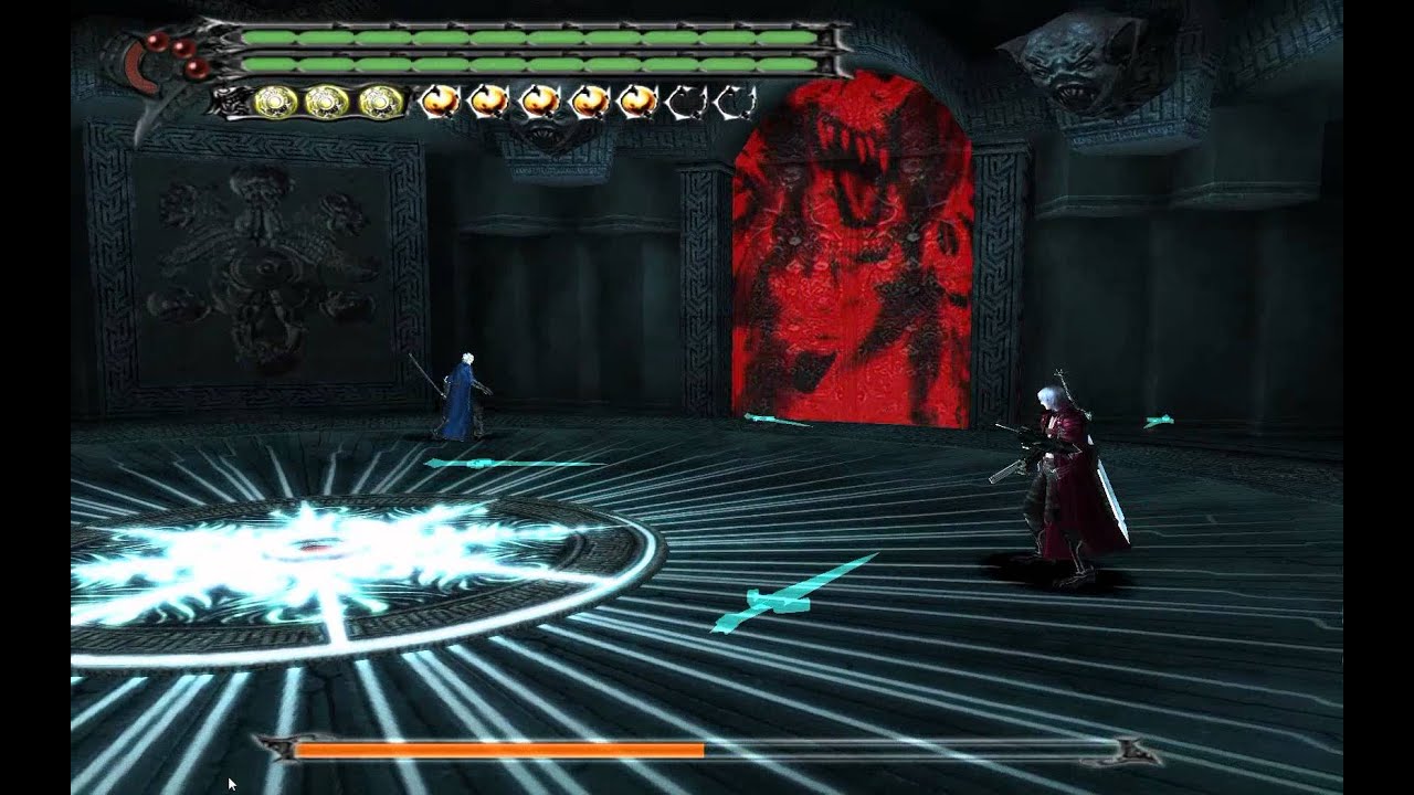 Devil May Cry 3 SE PC HD - Vergil battle 2 DMD mode No damage