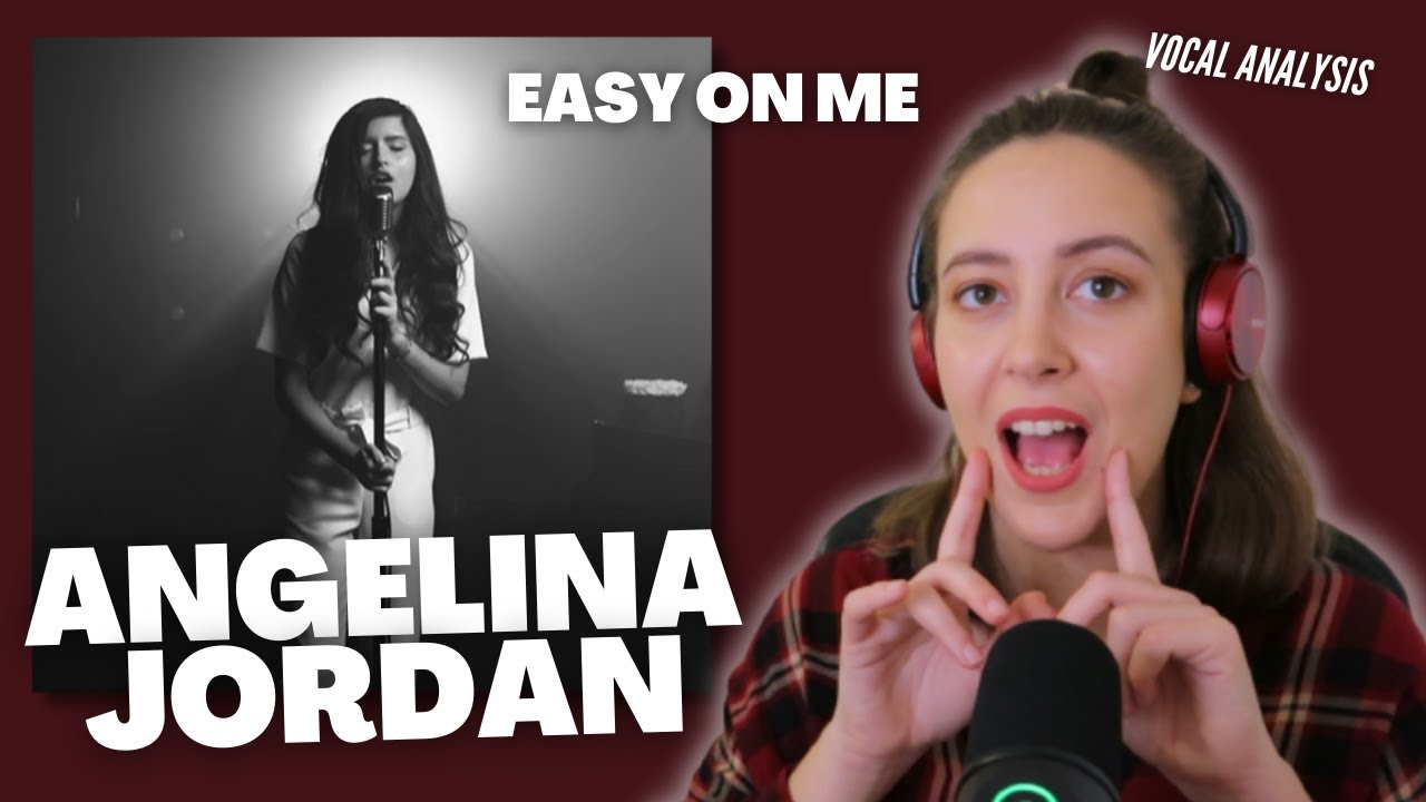 Vocal Coach Reacts to ANGELINA JORDAN Easy On Me | & Analysis | Jennifer Glatzhofer