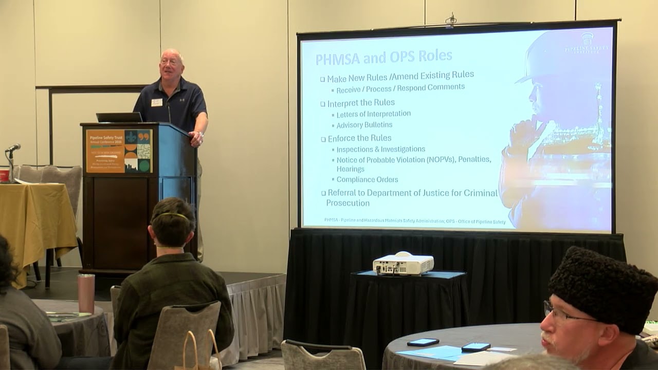 2025 Conference Pipeline 101 - Pipeline Safety Regulation and Policy