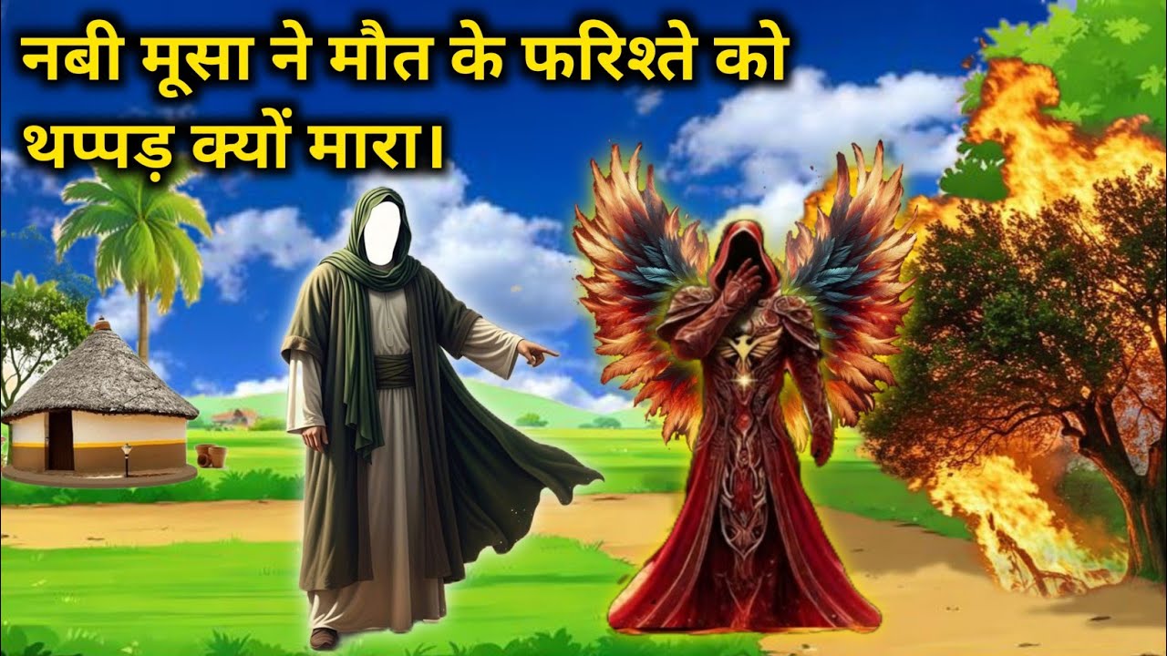 Hazrat Musa a.s Ne Mulkul Maut Ko Thappad  Mara  Tab Allah Ne Kya Kaha || Hazrat Musa Ka Wakya 