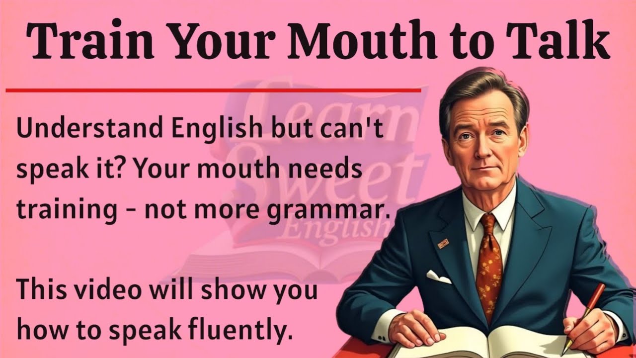 Train Your Mouth to Talk || Graded Reader || Speak Fluently English ✅️