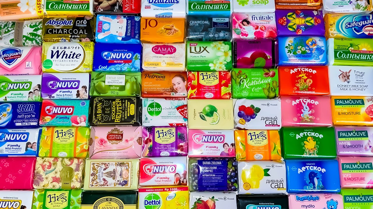 Soap Opening Soft Packaging 🌈 ASMR Unboxing Unpacking Unwrapping International Soaps 🌈 Colorful