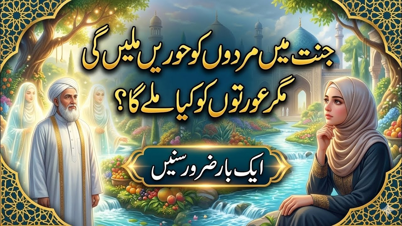 Jannat Mein Mardon Ko Hoorain Milengi Magar Auraton Ko Kya Milega?