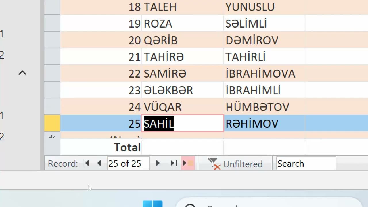 Access 2019 proqramı tam izah