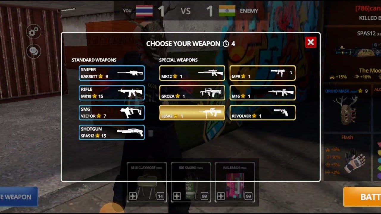 critical strike - use all new gun (level 1)