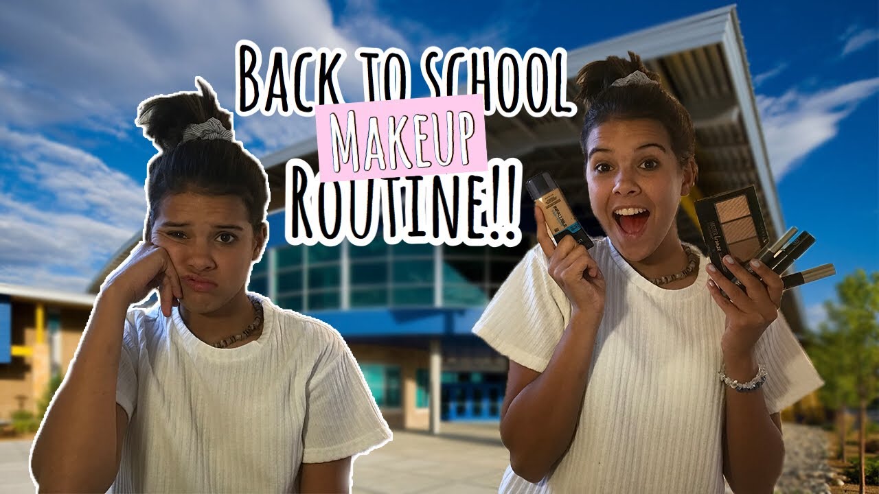 my BACK to SCHOOL makeup ROUTiNE