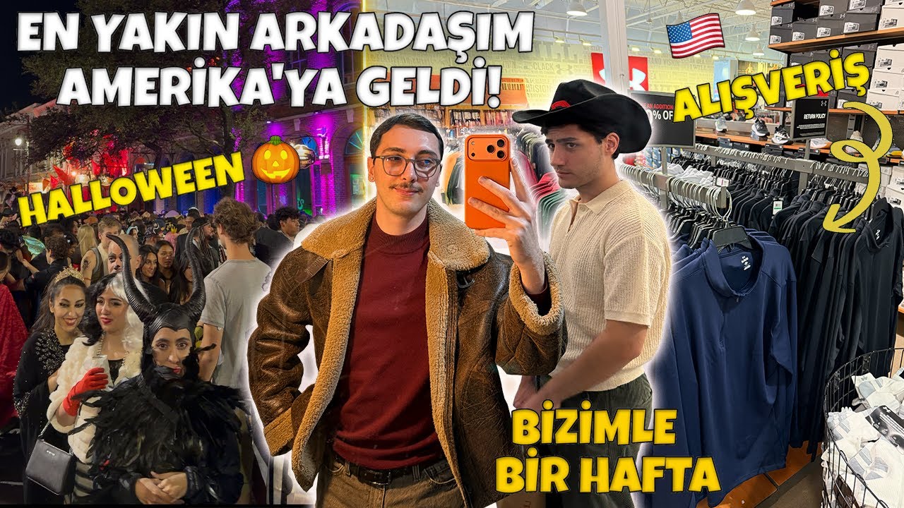 AMERİKA HAFTALIK VLOG! Alışveriş, Halloween, Cadılar Bayramı, Amerika'da Yaşam, Walmart Turu, Teksas