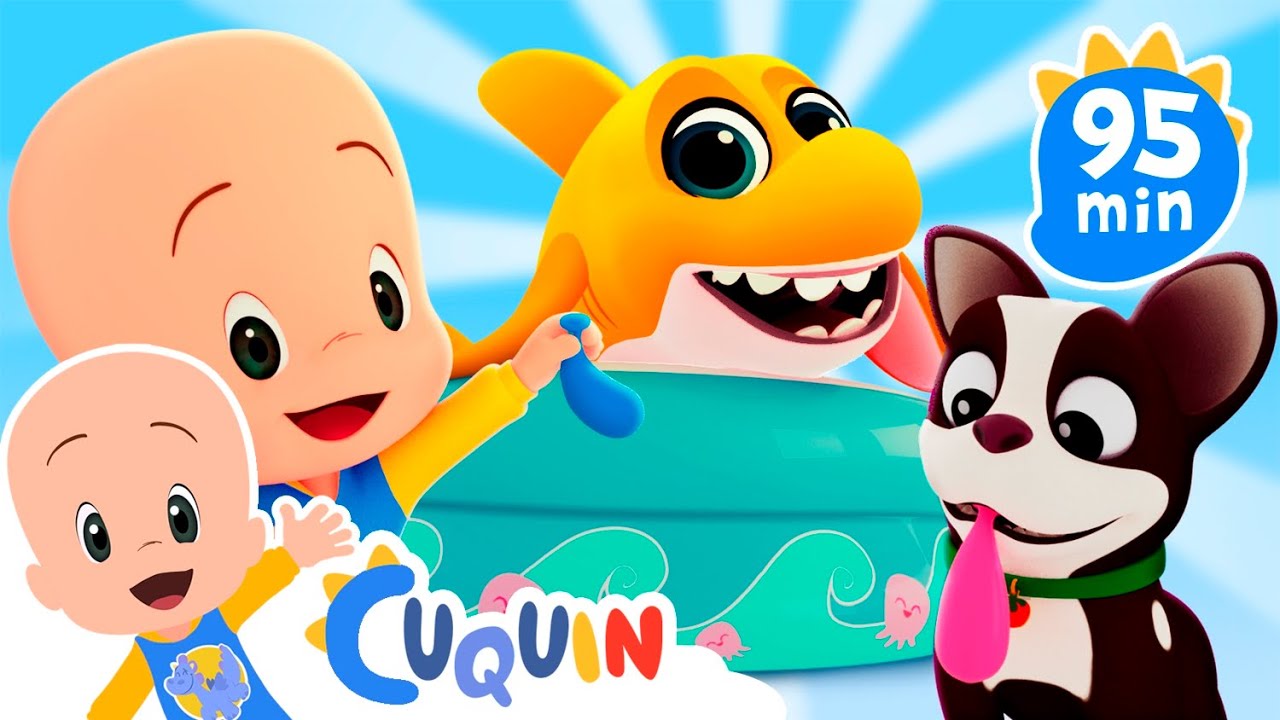 Baby Shark Balloons and more educational videos with Cuquin🎈🦈Videos & cartoons for babies