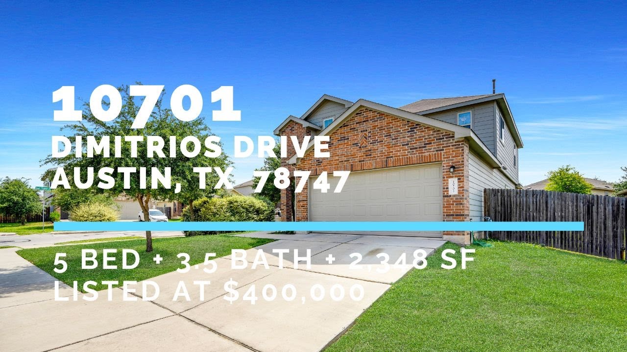 New 5BR on market in southeast Austin - 10701 Dimitrios Drive! | Chris Anderson, Austin Realtor