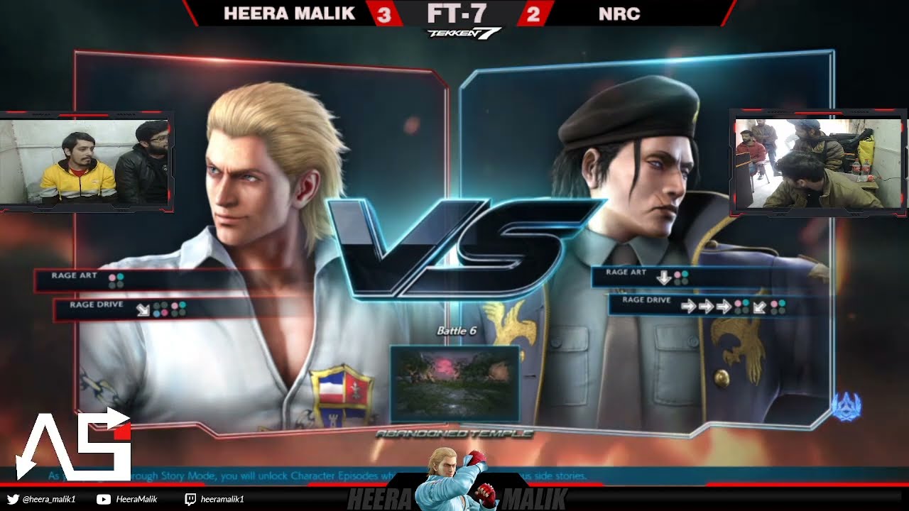 [FT7] Heera Malik (Steve) VS NRC (Dragunov) Tekken 7 Pakistan