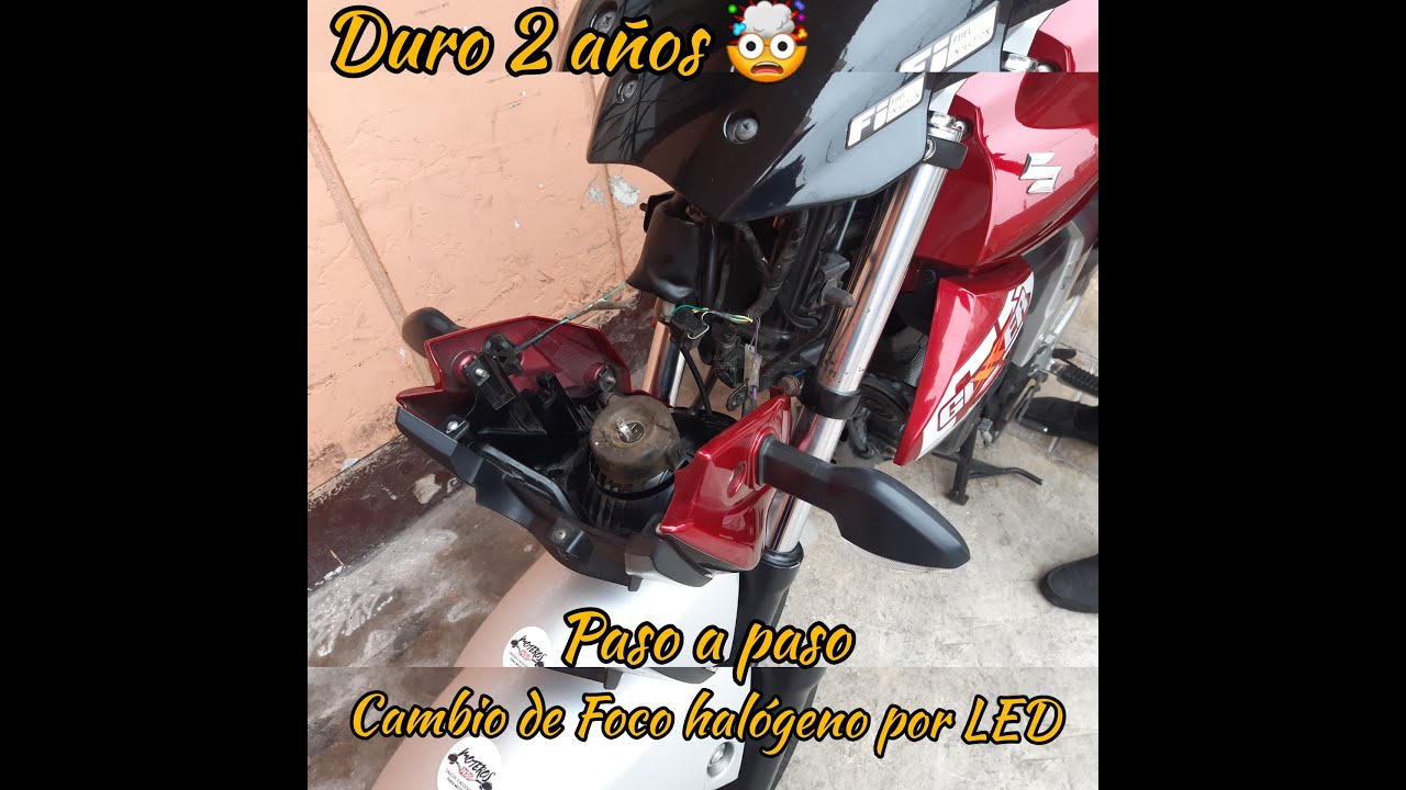 Como cambiar foco Suzuki gixxer 150