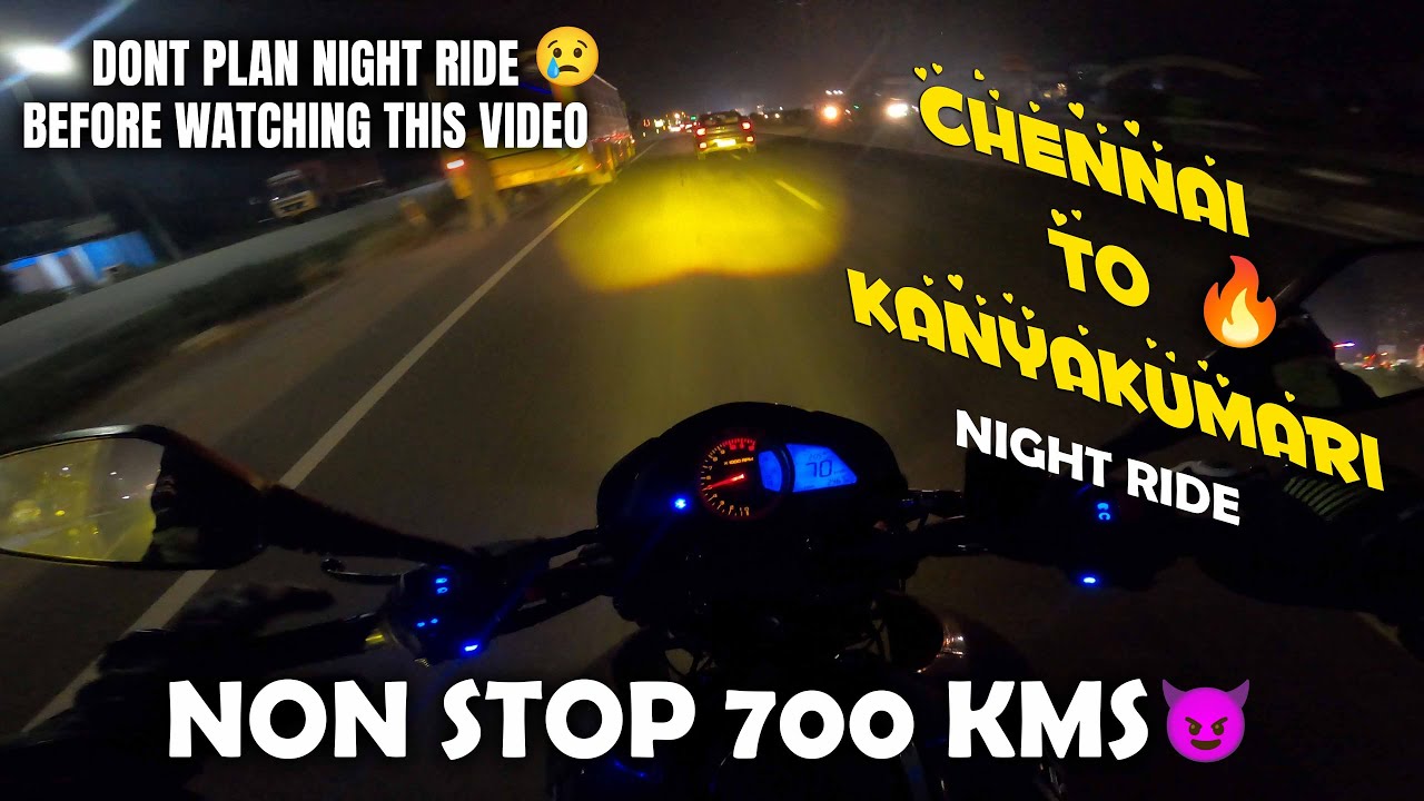 Без остановок 700 км😈| Ченнай - Каньякумари🔥|EP-1|NS200❤️
