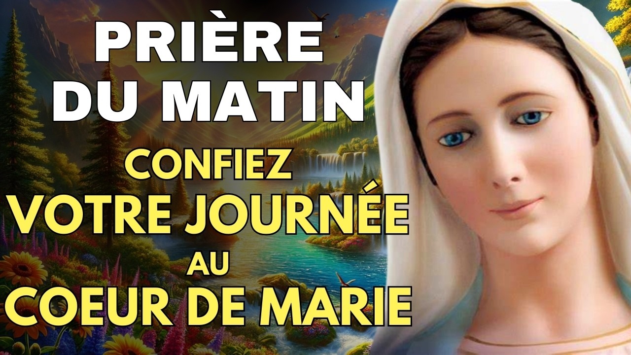 ✨ PRIÈRE du MATIN au COEUR de MARIE ✨ Prière Pour Bien Commencer La Journée