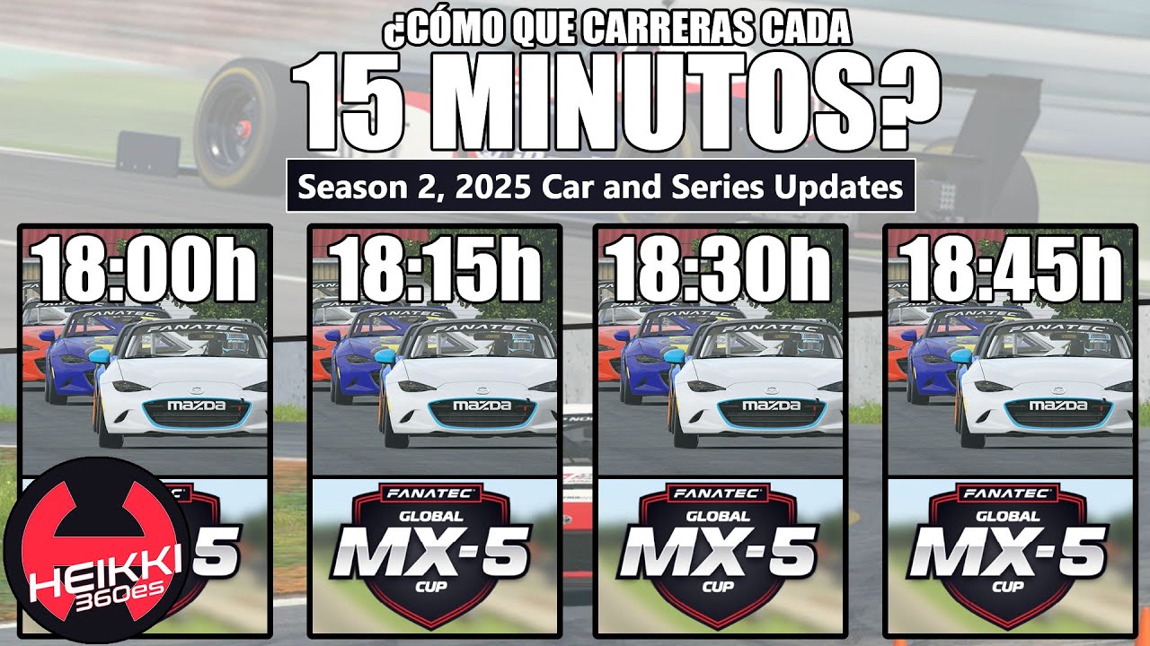 ¿Pero qué haces, iRacing? 😔