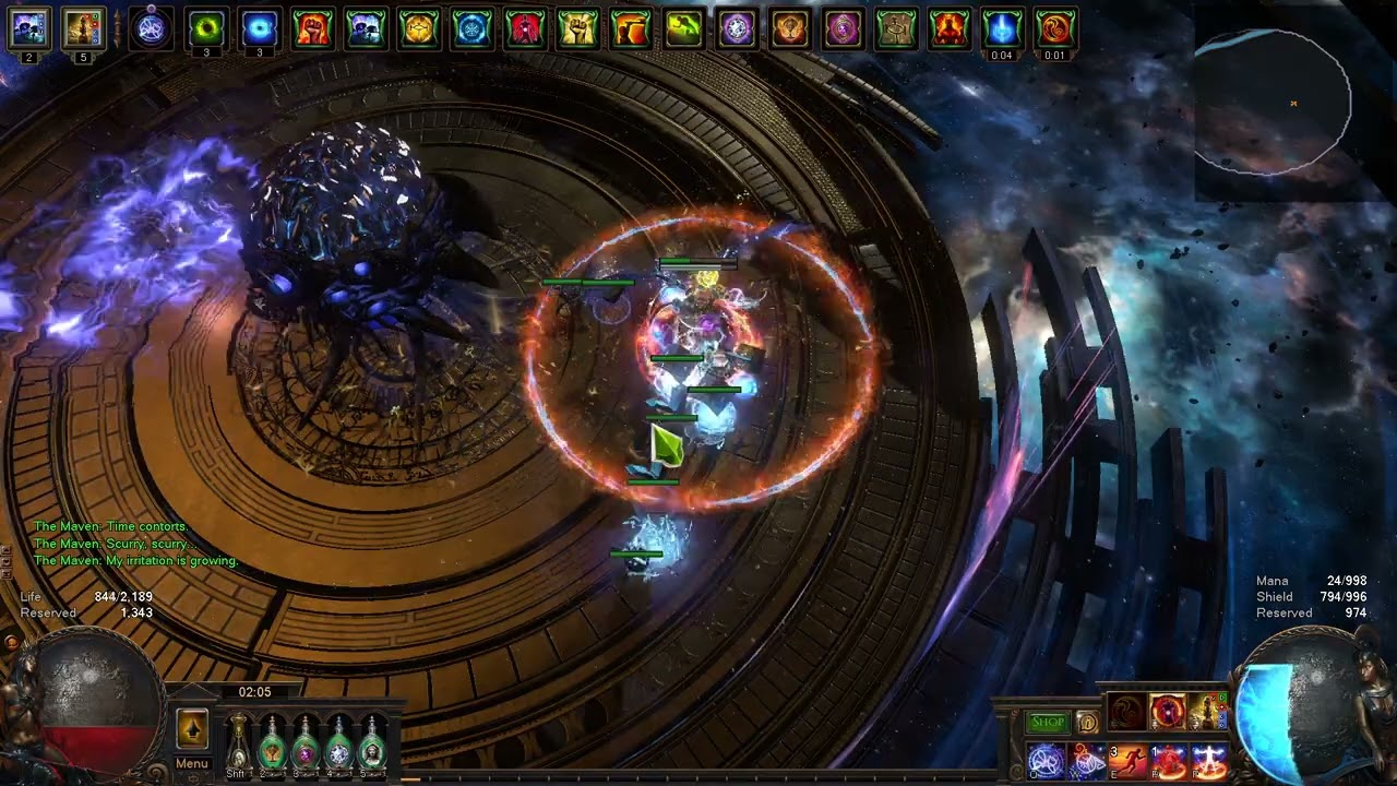 3.20 Shockwave Totem 500M DPS - Sanctum Runner (1hp challenge) / Uber Bosser.