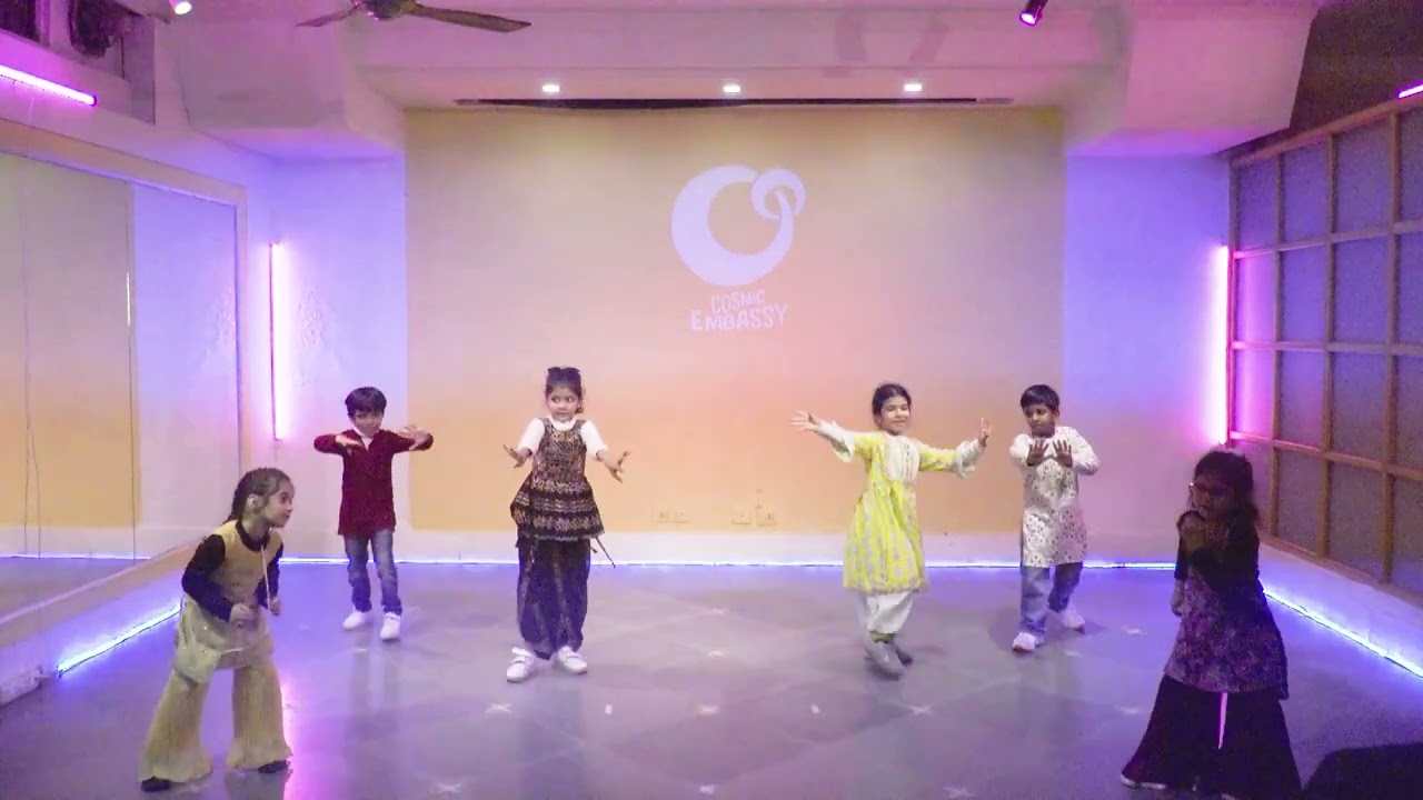 Kids dance performance | Nachan Nu jee karda x Tenu suit suit Karda | Bling'25 | Cosmic Embassy