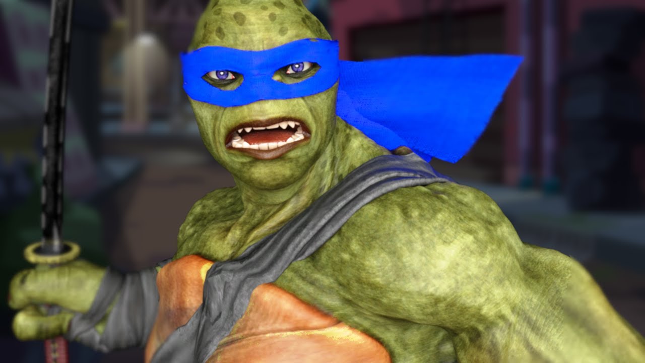 Leonardo Vs shredder Animation by Trojanplays