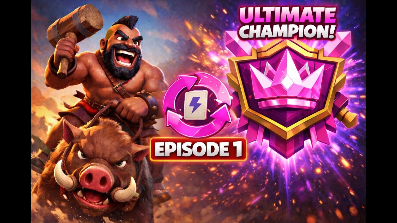EPISODE 1: TRYING TO REACH ULTIMATE CHAMPION WITH ONLY CYCLE DECKS!