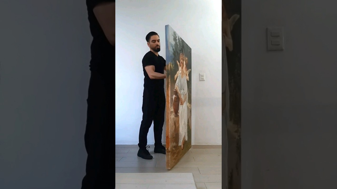 Replica, Les murmures de l'amour, W. Adolphe Bouguereau, master study 