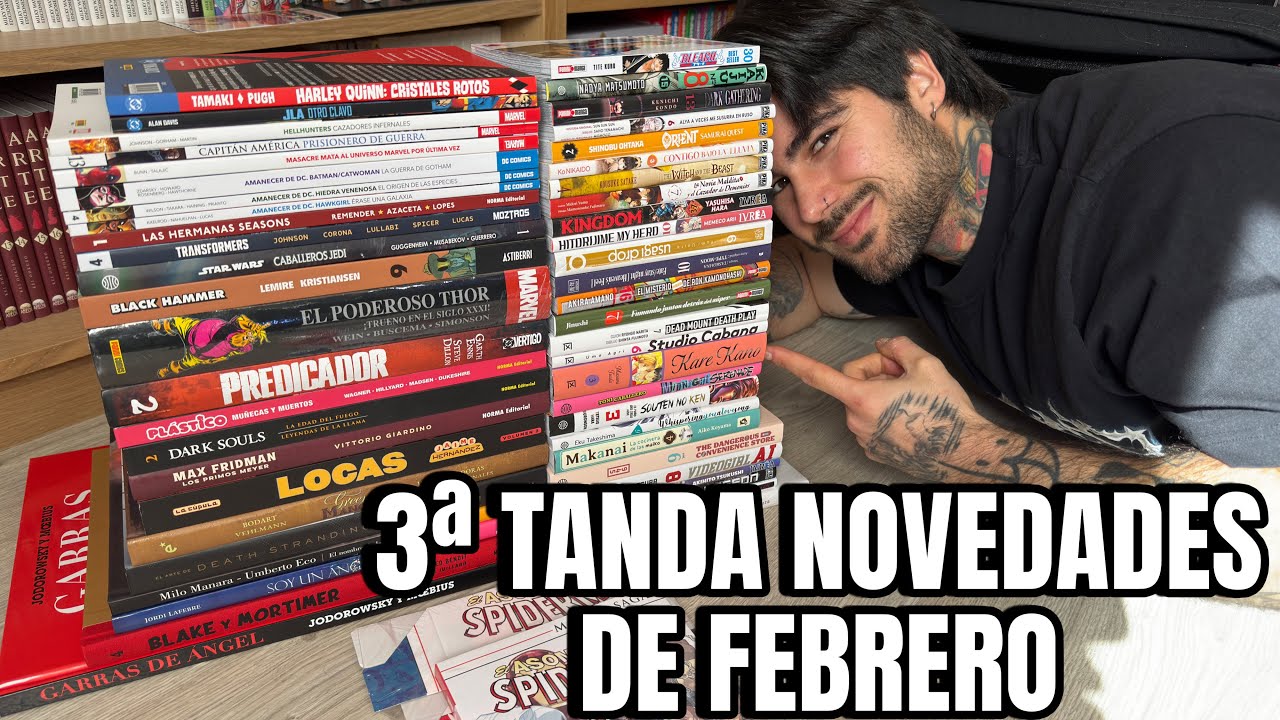 3ª TANDA DE NOVEDADES DE FEBRERO | SOY UN ÁNGEL PERDIDO, TOWER DUNGEON, THOR, MIDNIGHT SERENADE...