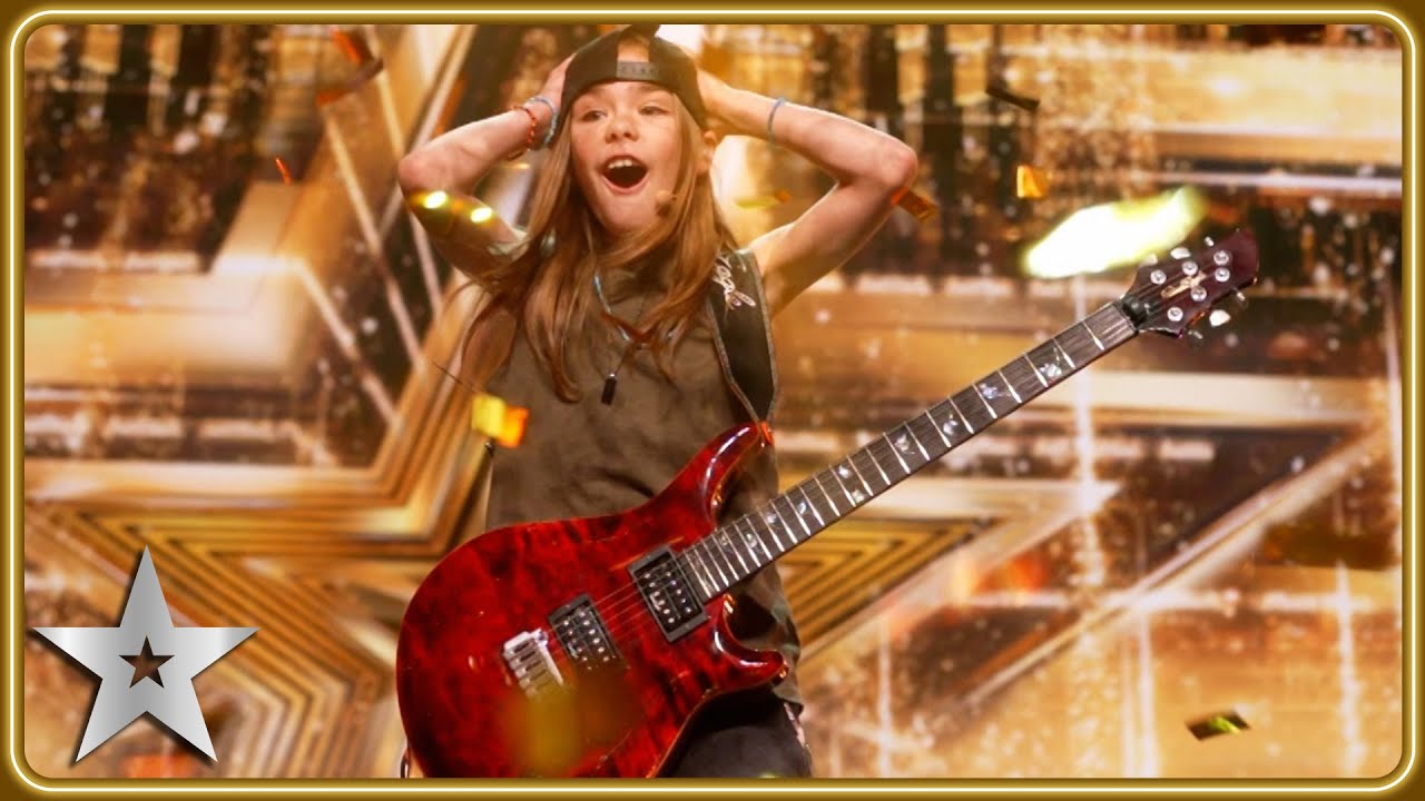 Победитель GOLDEN BUZZER Олли Пирсон зажигает гитарным соло QUEEN! | Прослушивания | BGT 2025