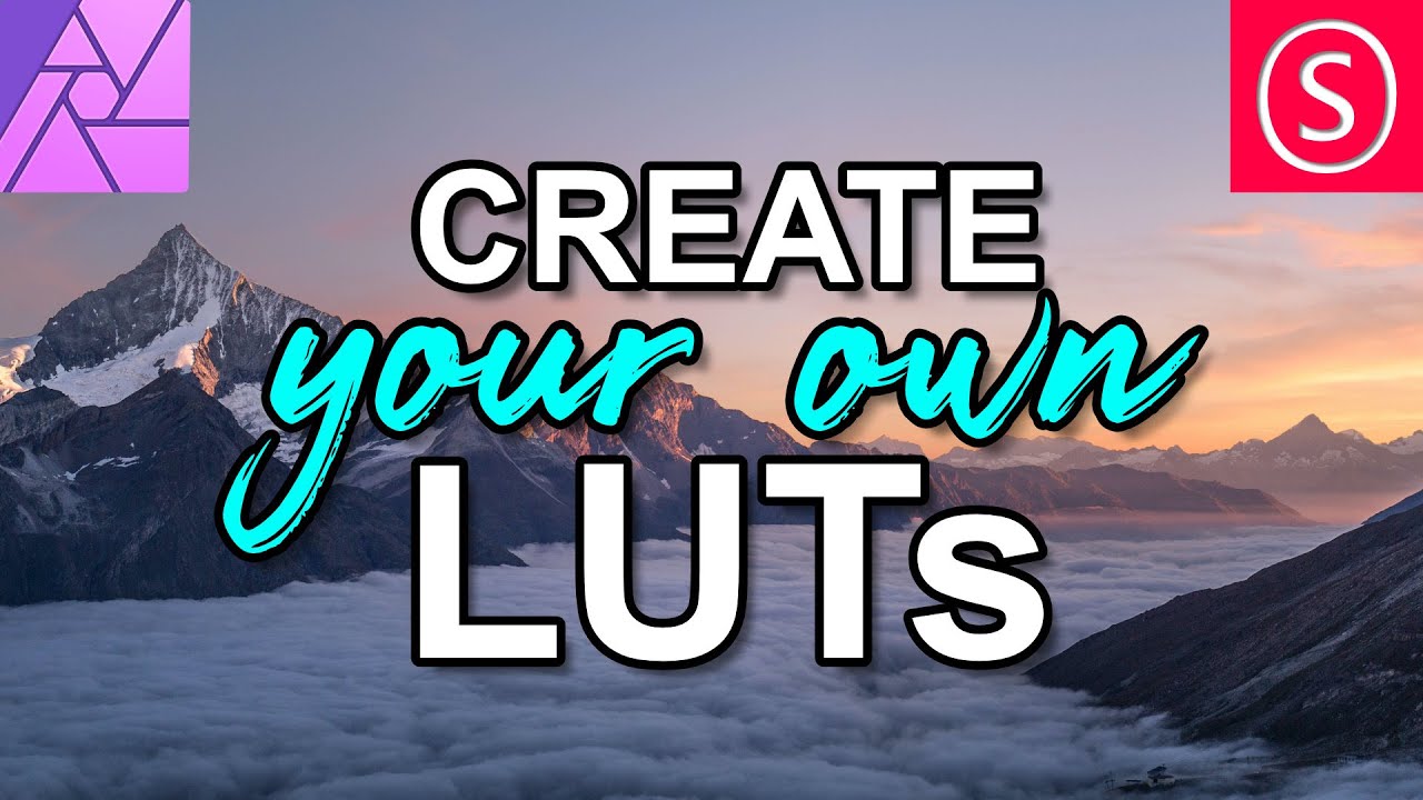 Create your own LUTs | Part 1 - Affinity Photo Tutorials