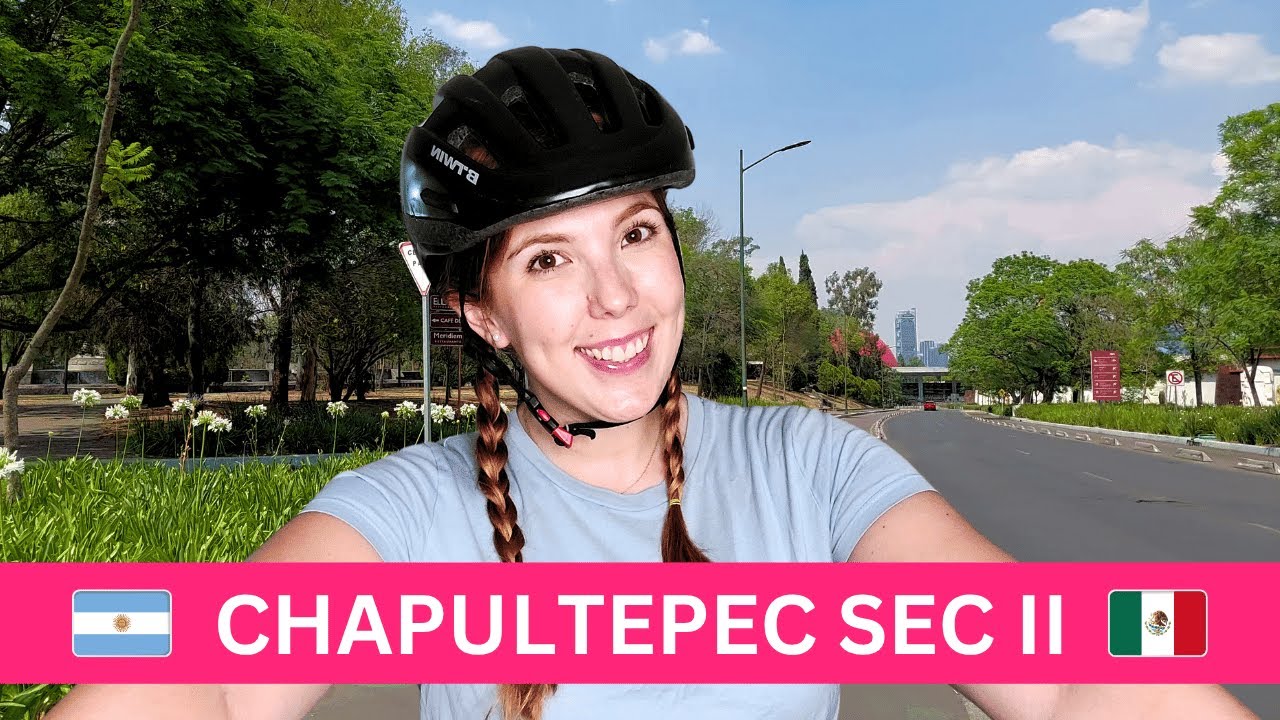 ARGENTINA en el BOSQUE de CHAPULTEPEC de CIUDAD de MÉXICO, SEGUNDA SECCIÓN - RECORRIDO en BICICLETA