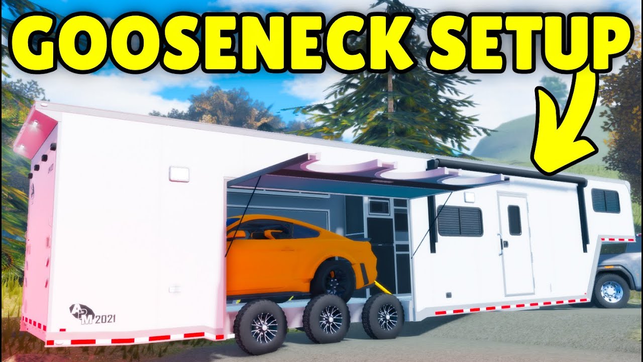 I Went Camping in the NEW Gooseneck in APM | Roblox American Plains Mudding