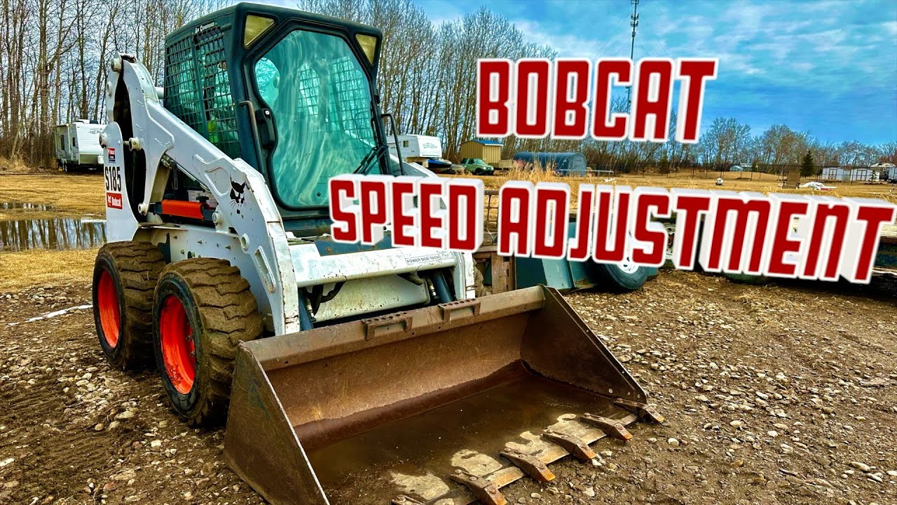 Bobcat S185 linkage adjustment- unequal speed in forward and reverse