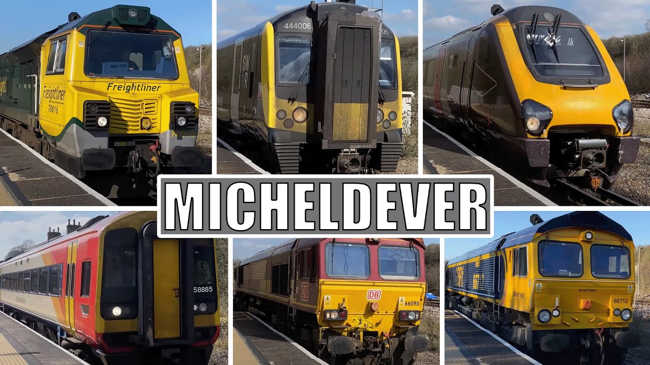 Trains at Micheldever - 03/04/23