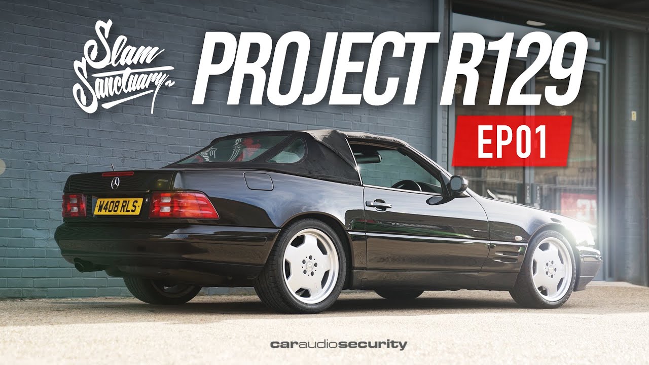 NEW PROJECT! Mercedes SL R129 Slam Sanctuary Customs | Car Audio & Security