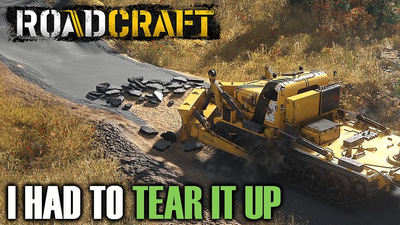 Когда вам нужно снести и заменить дорогу в ROADCRAFT