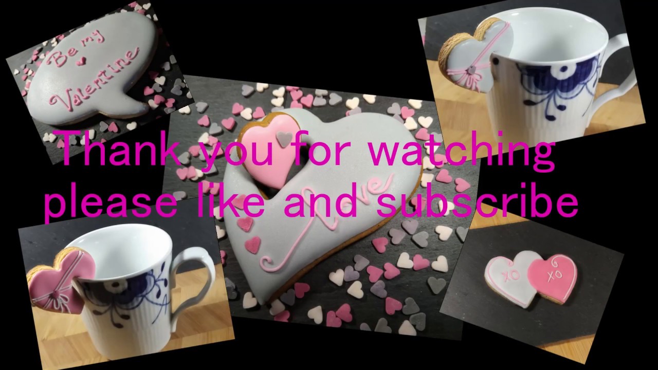 Valentine's day sugar cookies 2020