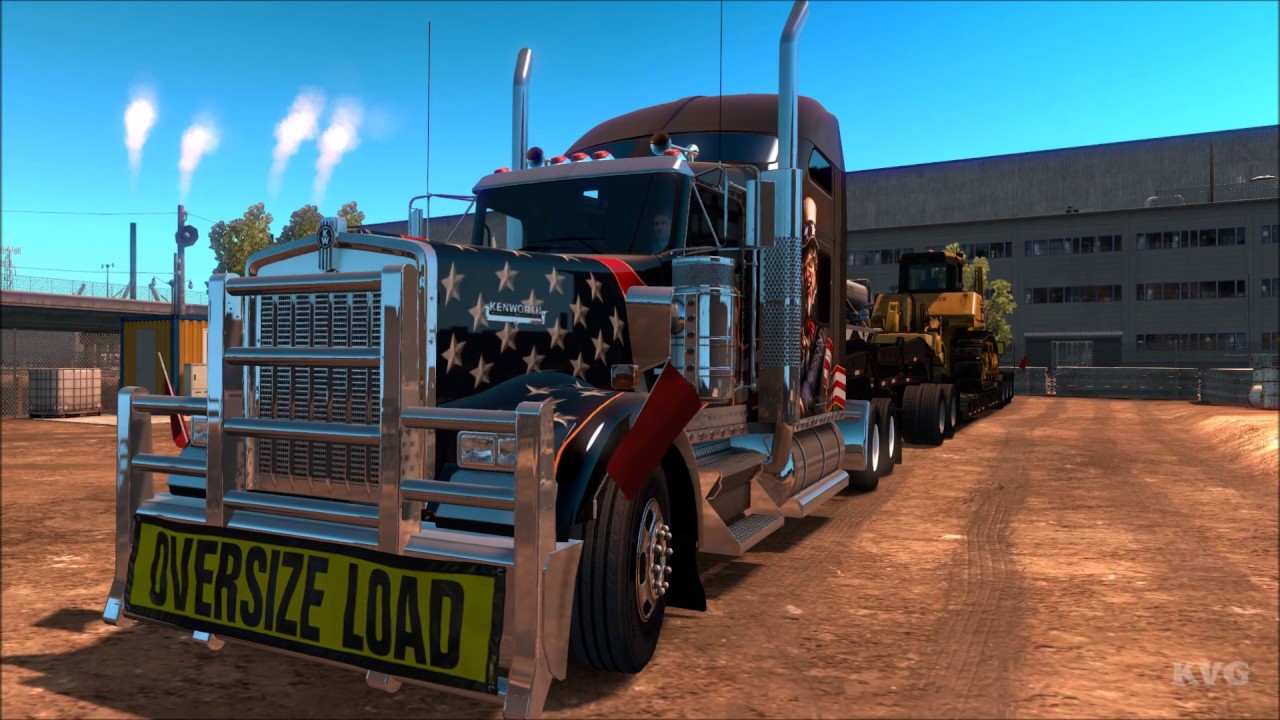 American Truck Simulator - Heavy Cargo Gameplay (PC HD) [1080p60FPS]