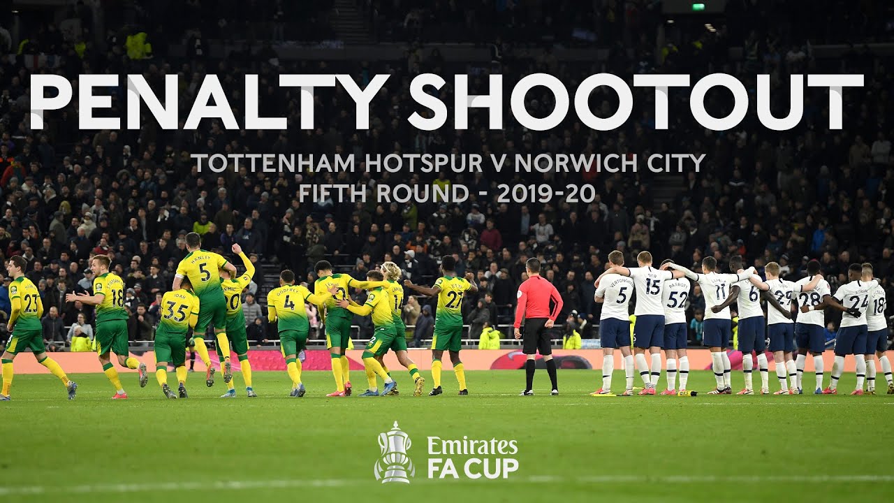 Full Penalty Shootout: Norwich City v Tottenham Hotspur | Emirates FA Cup Fifth Round 2019-20