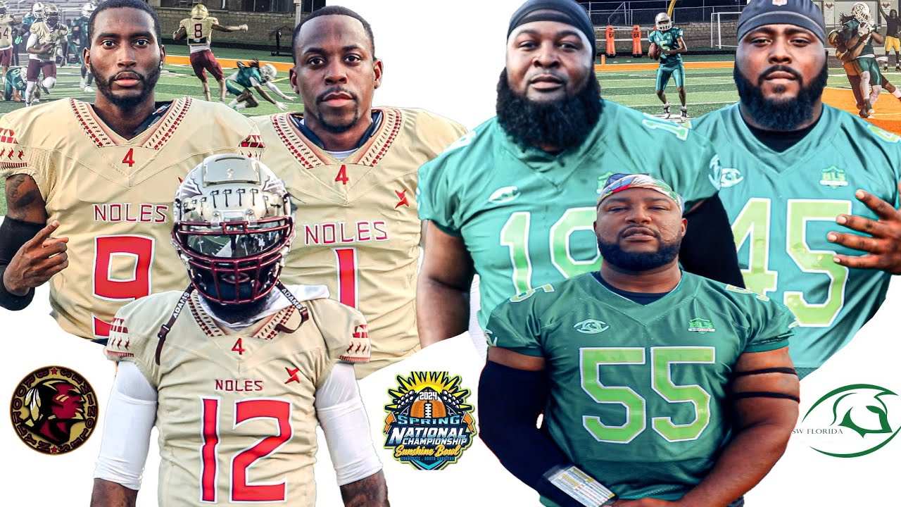 🏆 National Championship Showcase 💥 2024 Sunshine Bowl Brooklyn Seminoles 🏹 Vs SWFL Gladiators 🦍