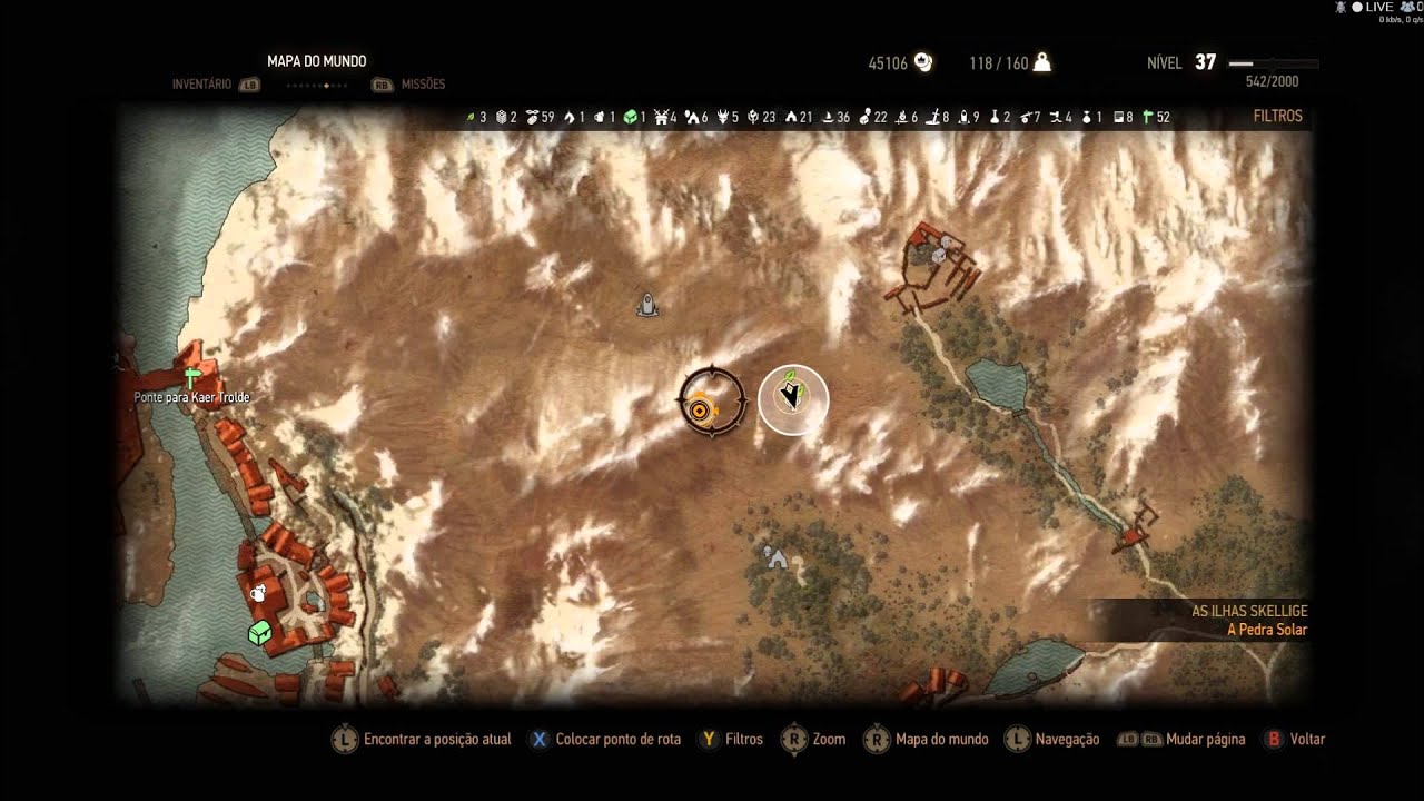 The Witcher 3: Localidade não descoberta