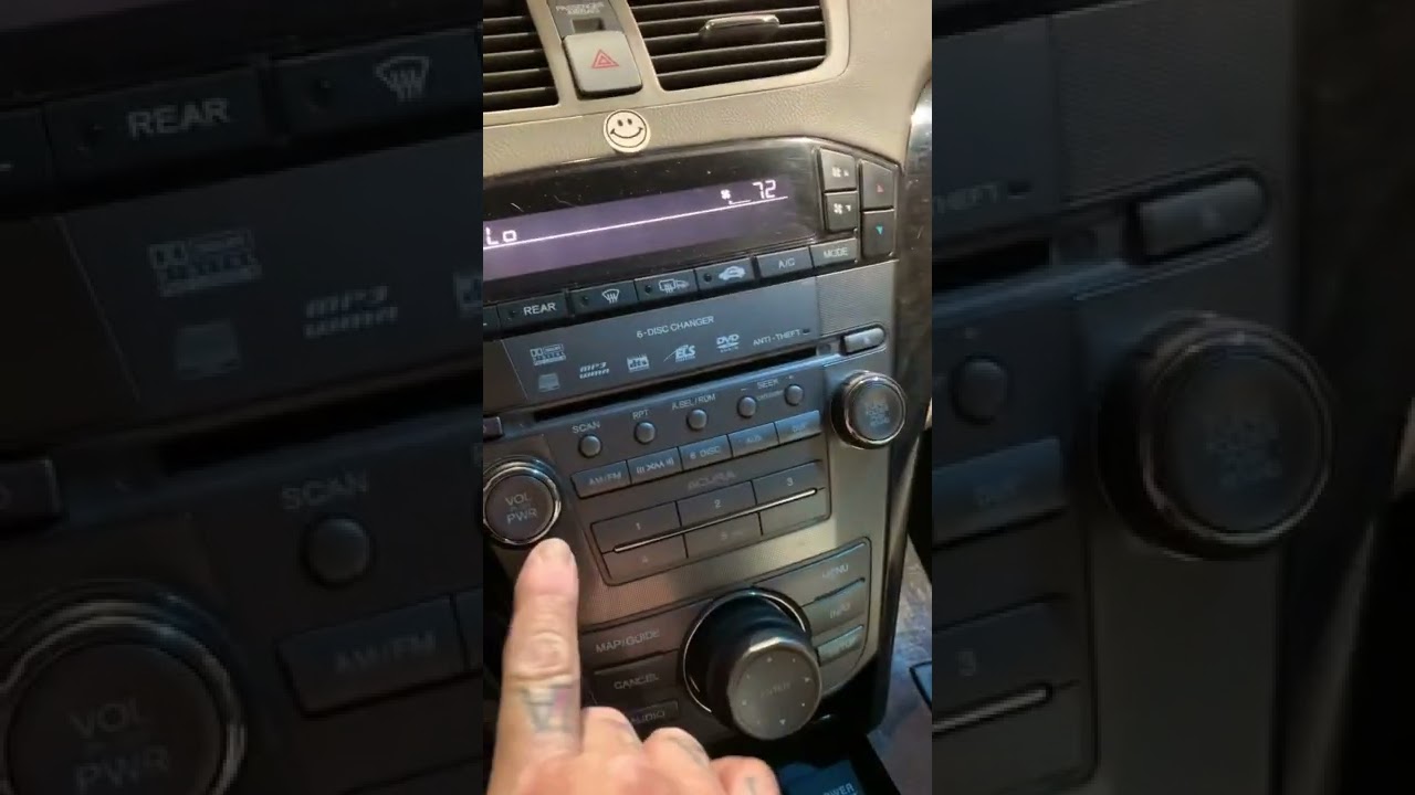 Как обойти код радиоприемника на Acura MDX 2007 года