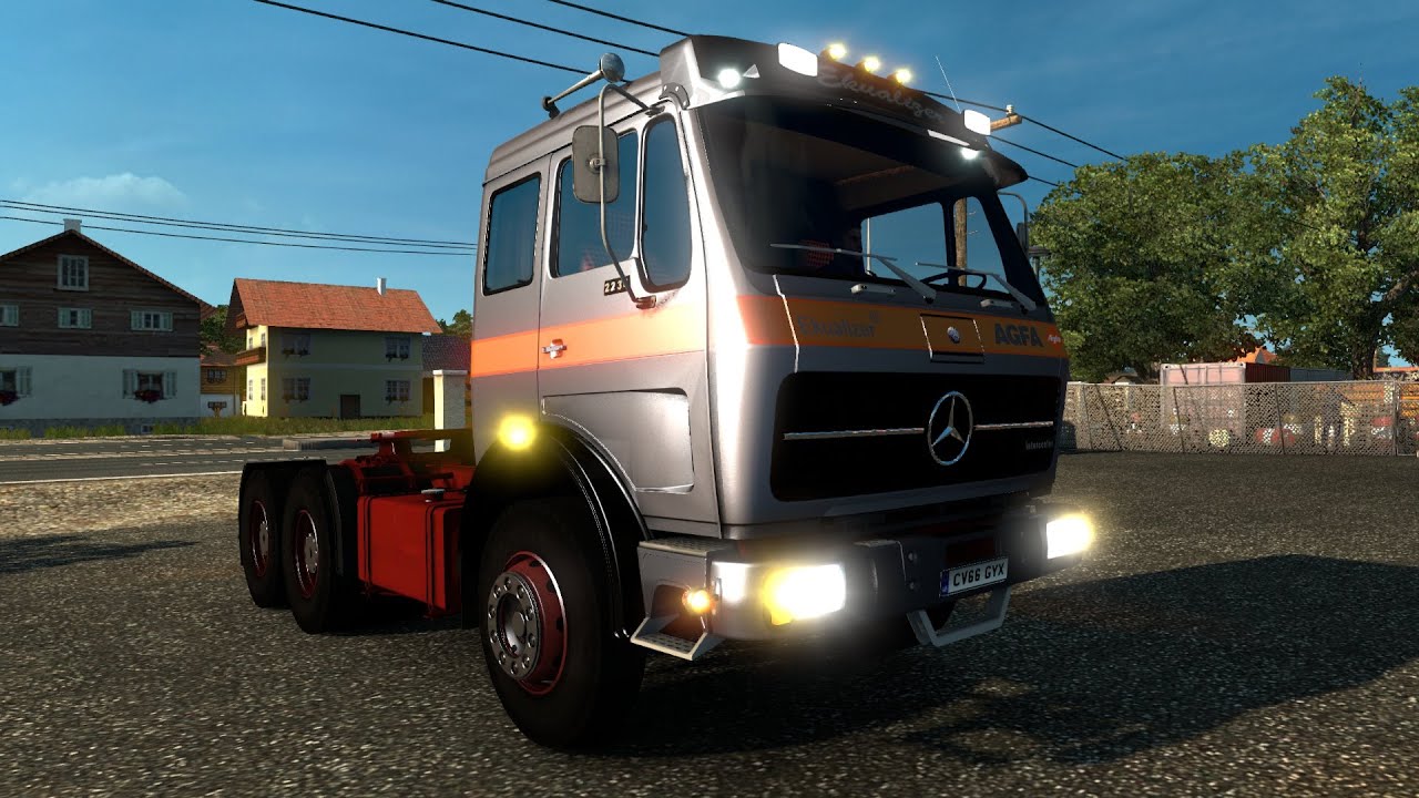 81 / ETS 2/ Mercedes NG 1632/ Ramcondrapur (GB) - SonarBangla Village (GB)/ map CREATIVE ZONE